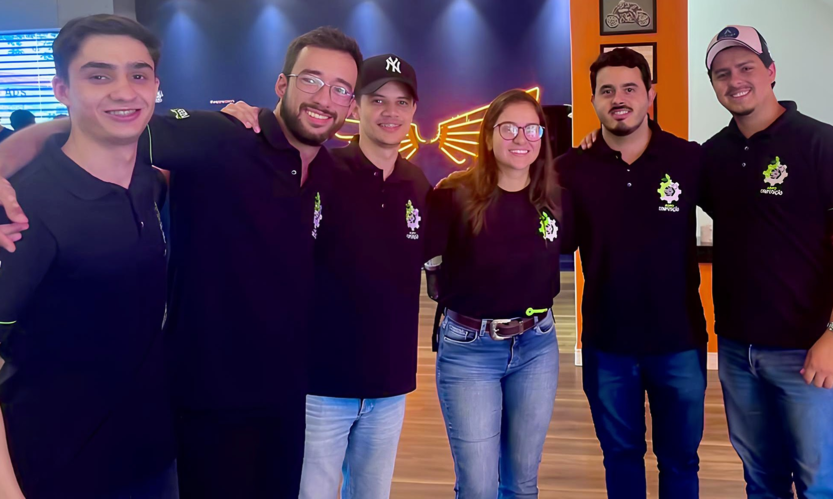 Equipe no hackathon NASA Space Apps